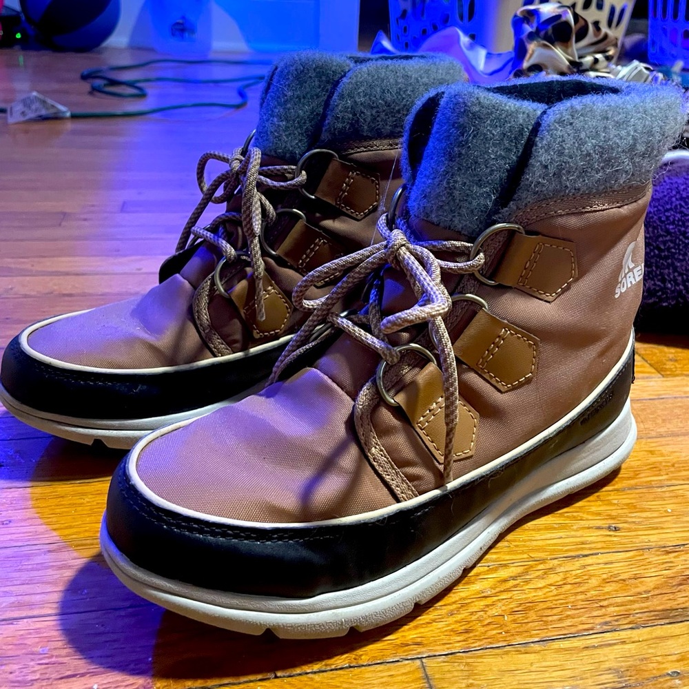Sorel Winter Boots, Waterproof EUC Size 6.5